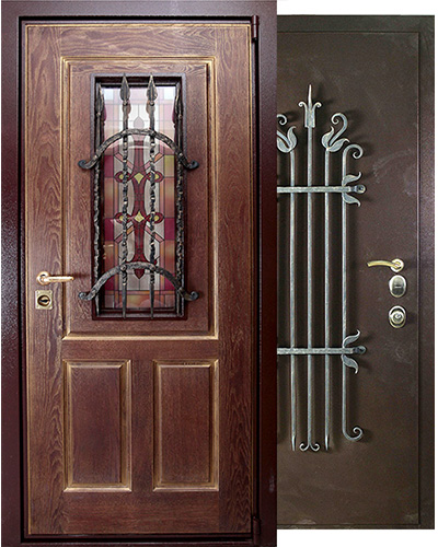 Двери с ковкой в Смоленске